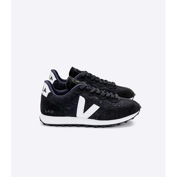 Women's Veja RIO BRANCO FLANNEL Running Shoes Black | SG 421ILH